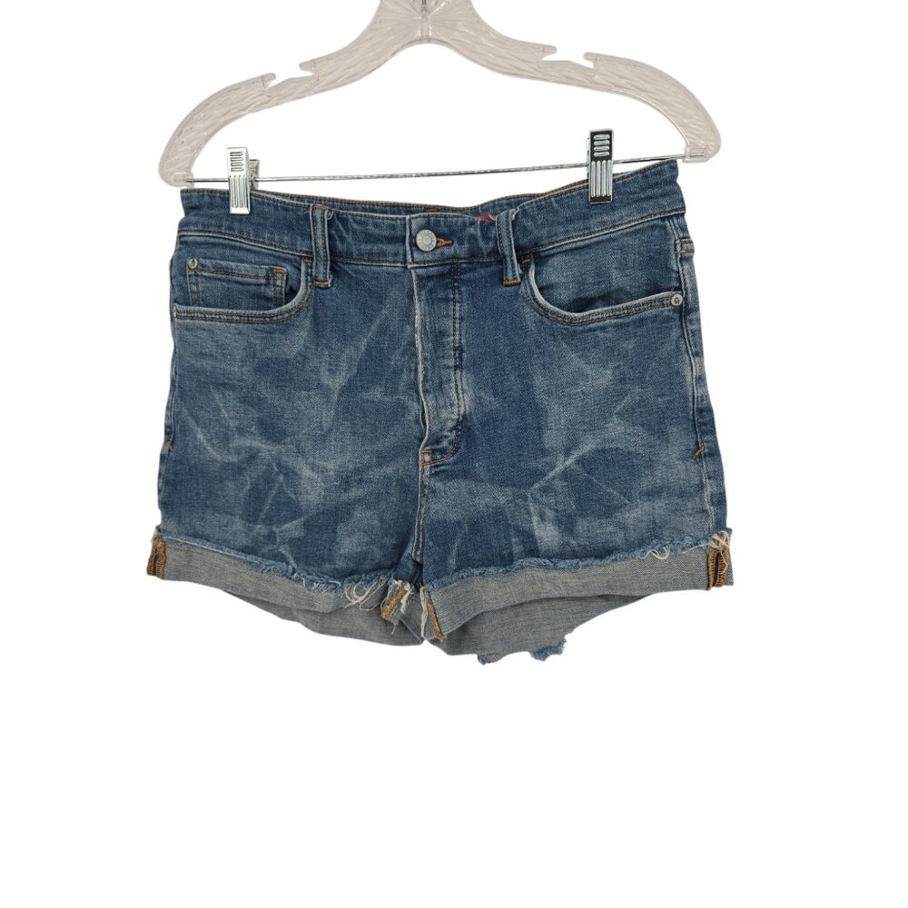 Anthropologie Pilcro Size 29 Womens Jean Shorts Acid Wash Cuffed